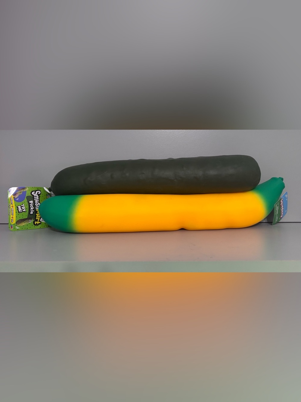 Viral hard to find Smushmart Pickle and Squeezy Banana Sensory Fidget Bundle